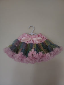 Rainbow Glitter Fluffy Tutu