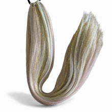 Load image into Gallery viewer, Golden Pink Tinsel Ponytail
