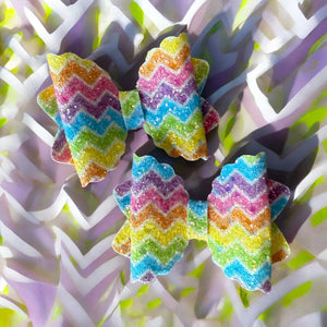 Rainbow Zig Zag Piggies