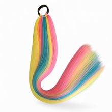 Load image into Gallery viewer, Summer Rainbow Tinsel Ponytail
