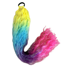 Load image into Gallery viewer, Rainbow Wavy Ponytail
