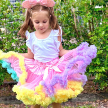 Load image into Gallery viewer, Pastel Rainbow Fluffy Tutu
