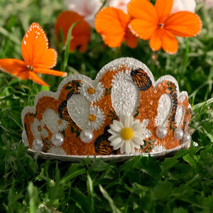 Monarch Daisy Tiara