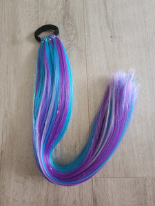 Mermaid Tinsel Ponytail