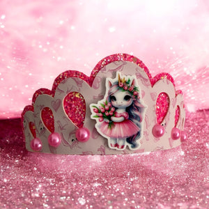 Pink Unicorn Tiara