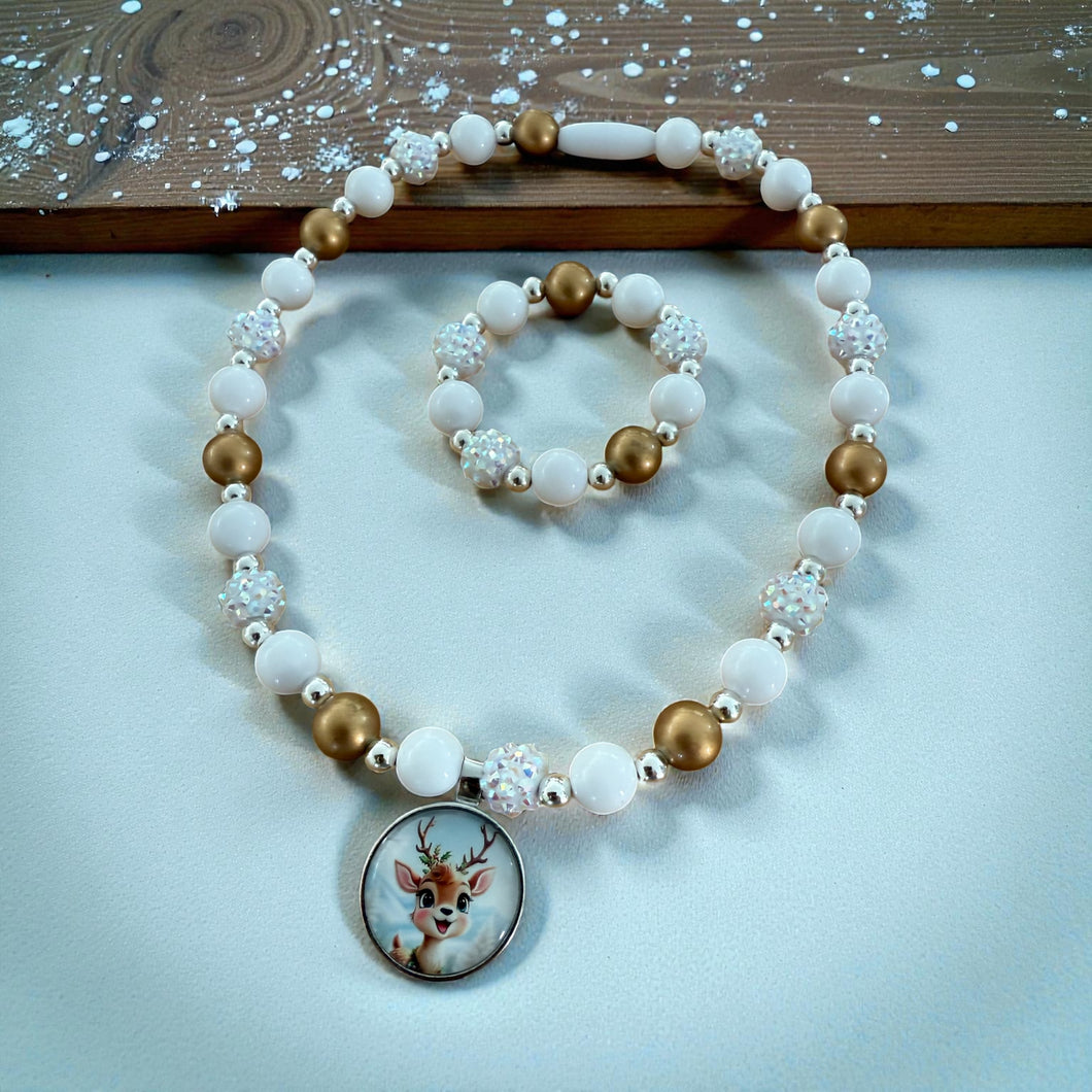Snow Deer Beads