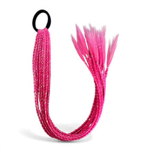 Load image into Gallery viewer, Electric Pink Plaited Ponytail
