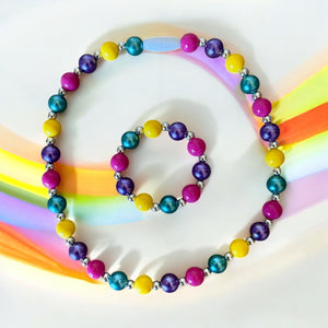 Bright Rainbow Beads