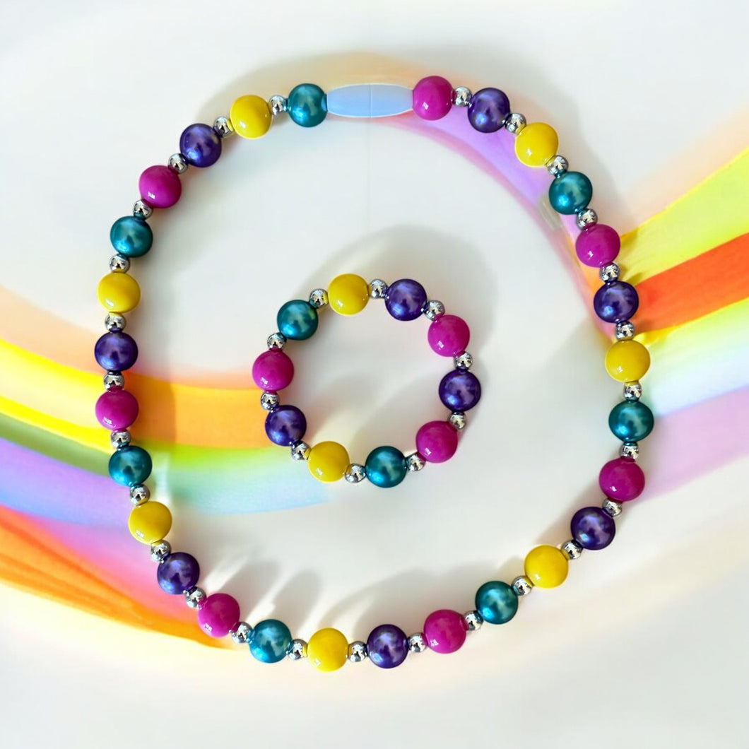 Bright Rainbow Beads