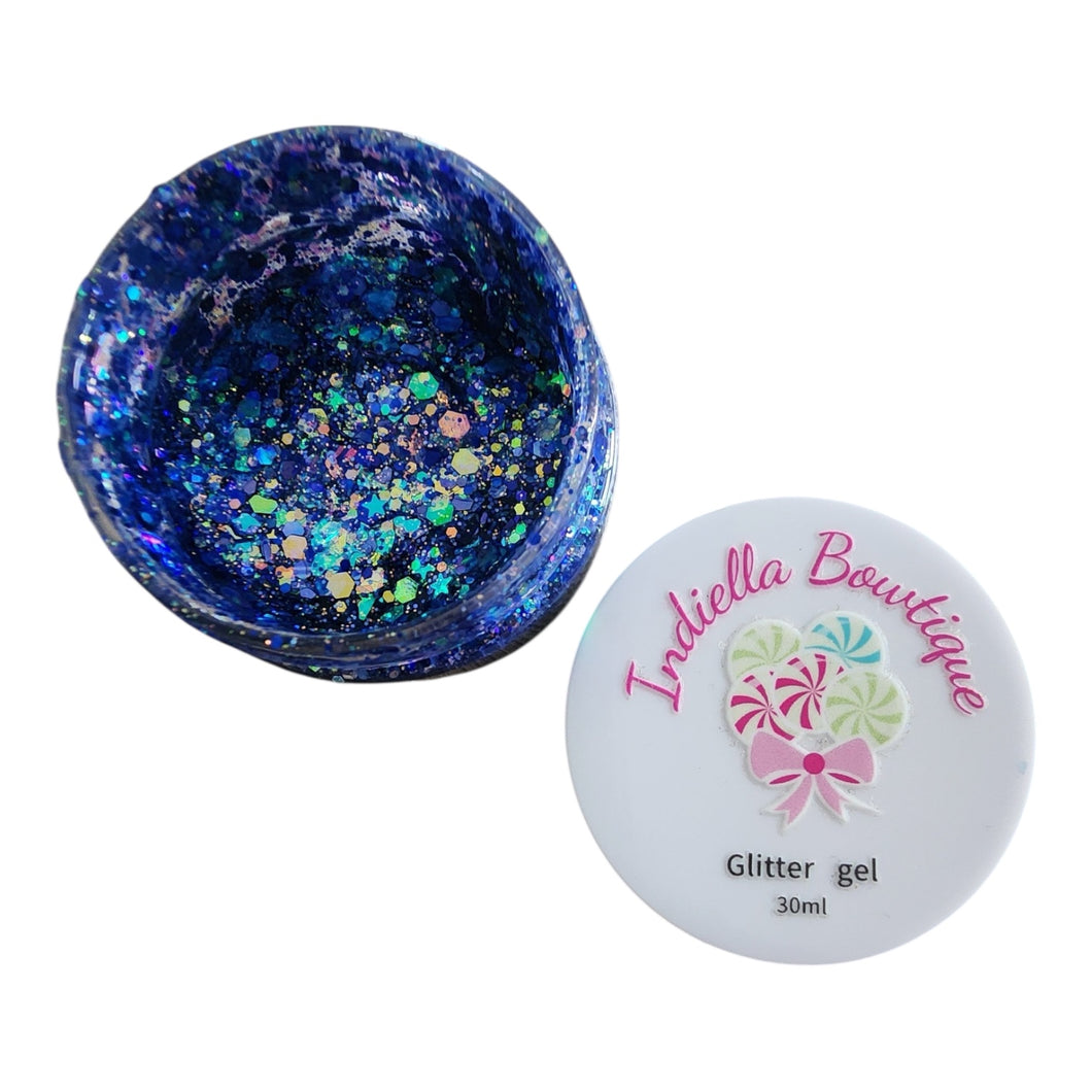 Frozen Blue Glitter