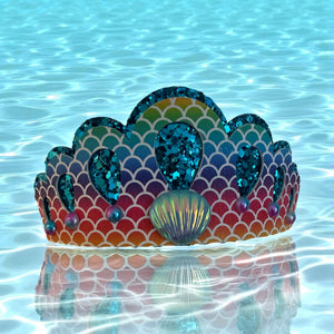Rainbow Mermaid Tiara