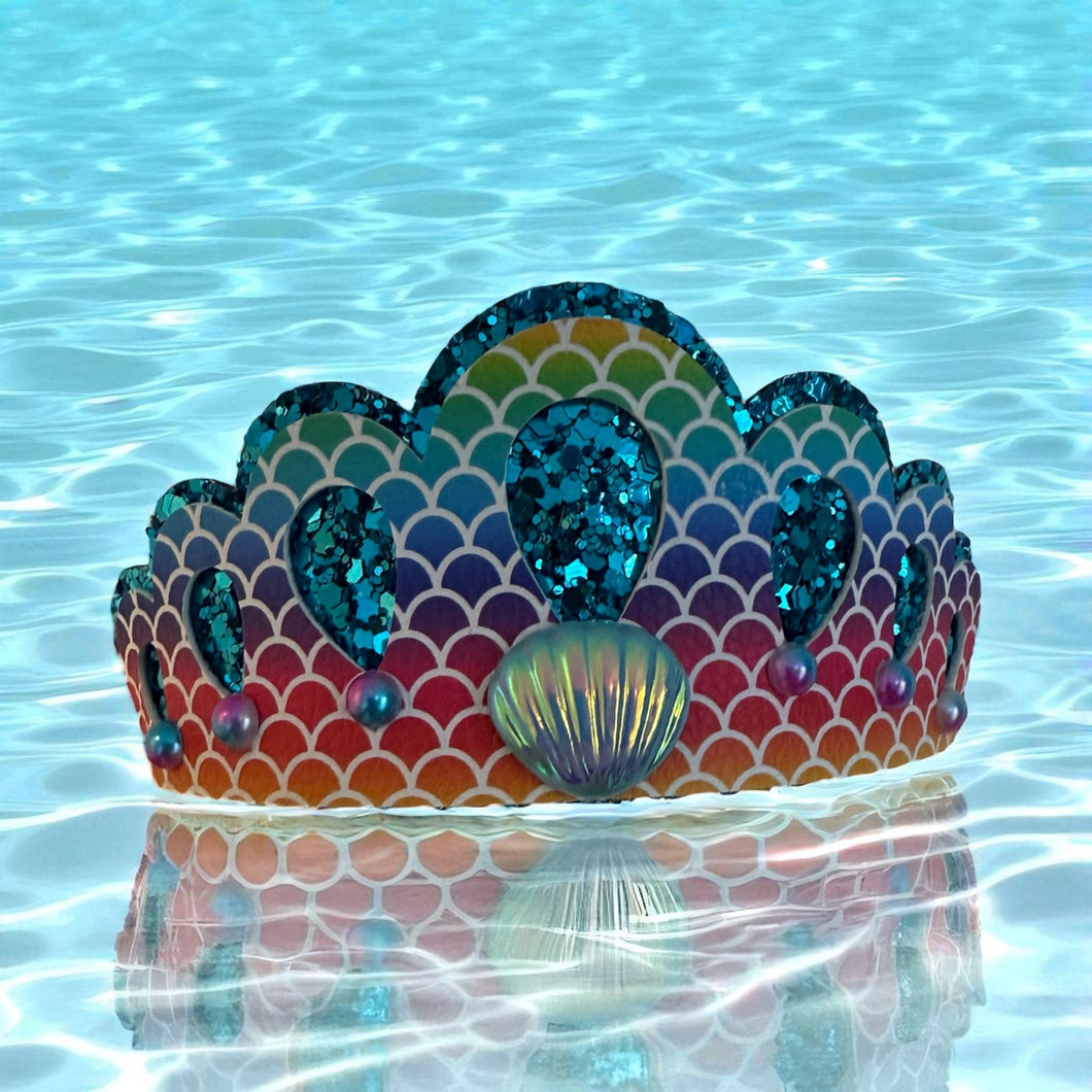 Rainbow Mermaid Tiara