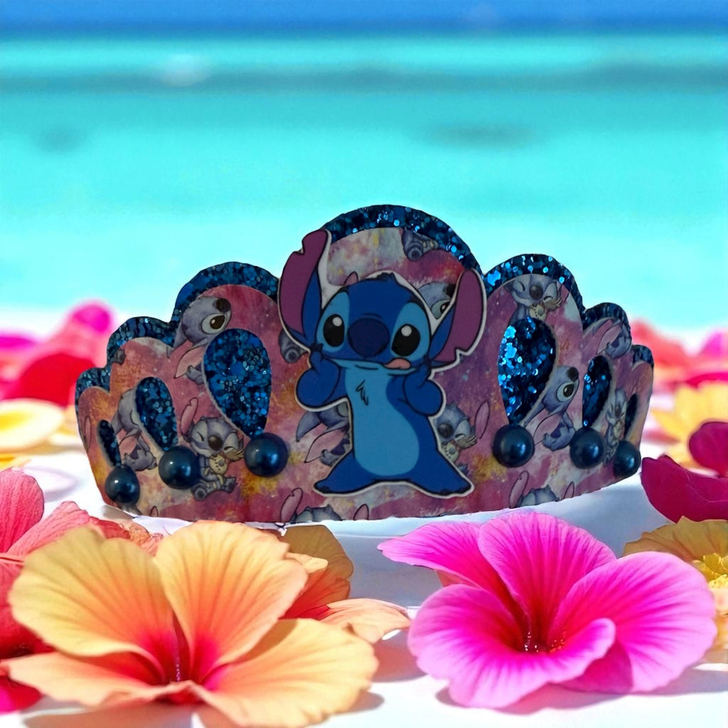 Blue Alien Tiara