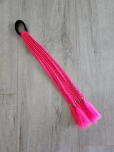 Load image into Gallery viewer, Electric Pink Plaited Ponytail

