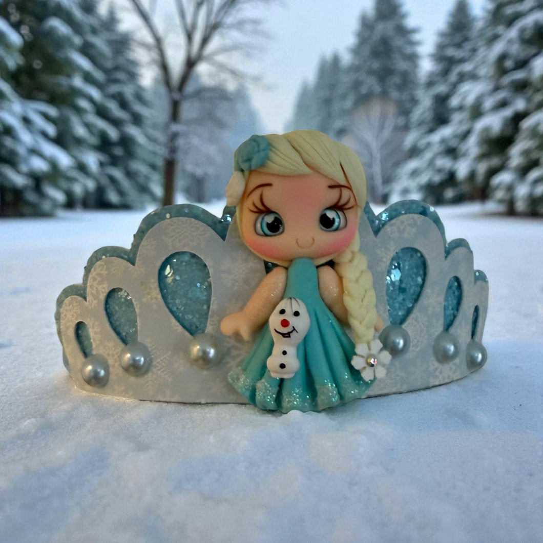 Ice Queen Clay Tiara