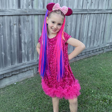 Load image into Gallery viewer, Raspberry Sparkle Dress
