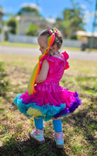 Load image into Gallery viewer, Bright Rainbow Fluffy Tutu
