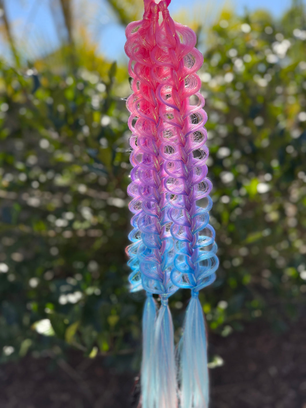 Candy Rainbow Flower Braid