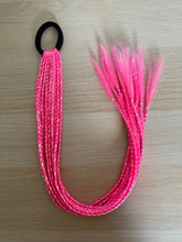 Load image into Gallery viewer, Electric Pink Plaited Ponytail
