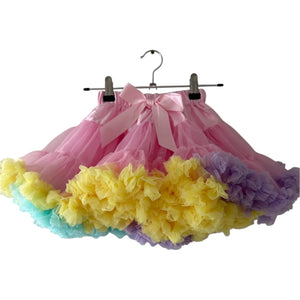 Pastel Rainbow Fluffy Tutu