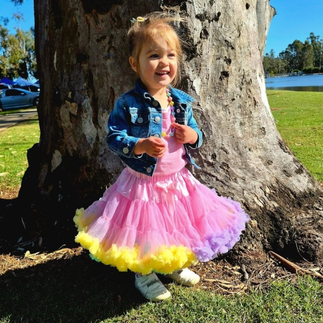Pastel Rainbow Fluffy Tutu
