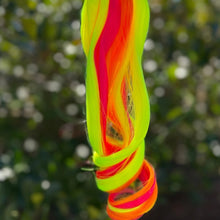 Load image into Gallery viewer, Neon Sunrise Curly Pigtails
