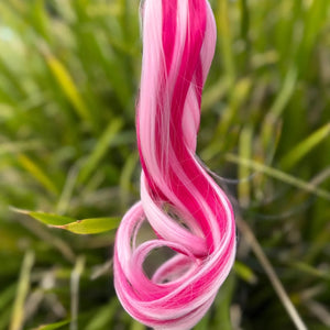 Raspberry Pink Curly Pigtails