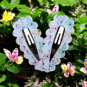 Rainbow Butterfly Clips