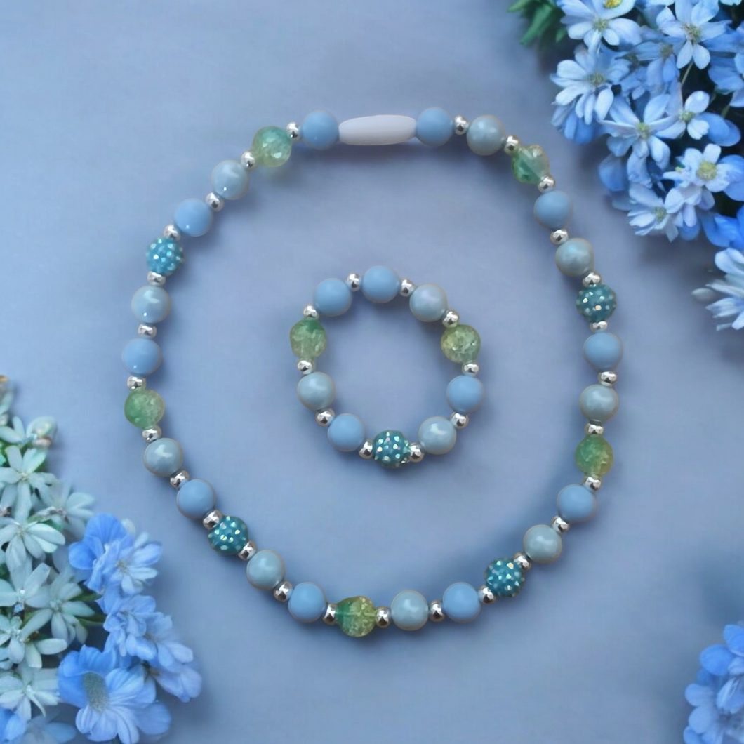 Spring Blue Beads