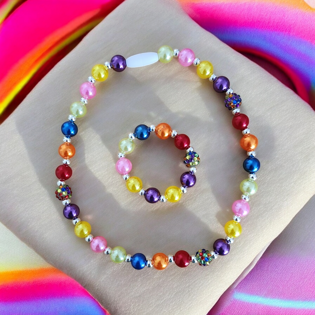 Bright Rainbow Beads