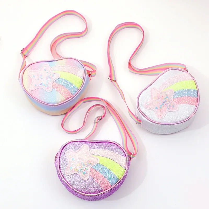 Glitter Heart Bags