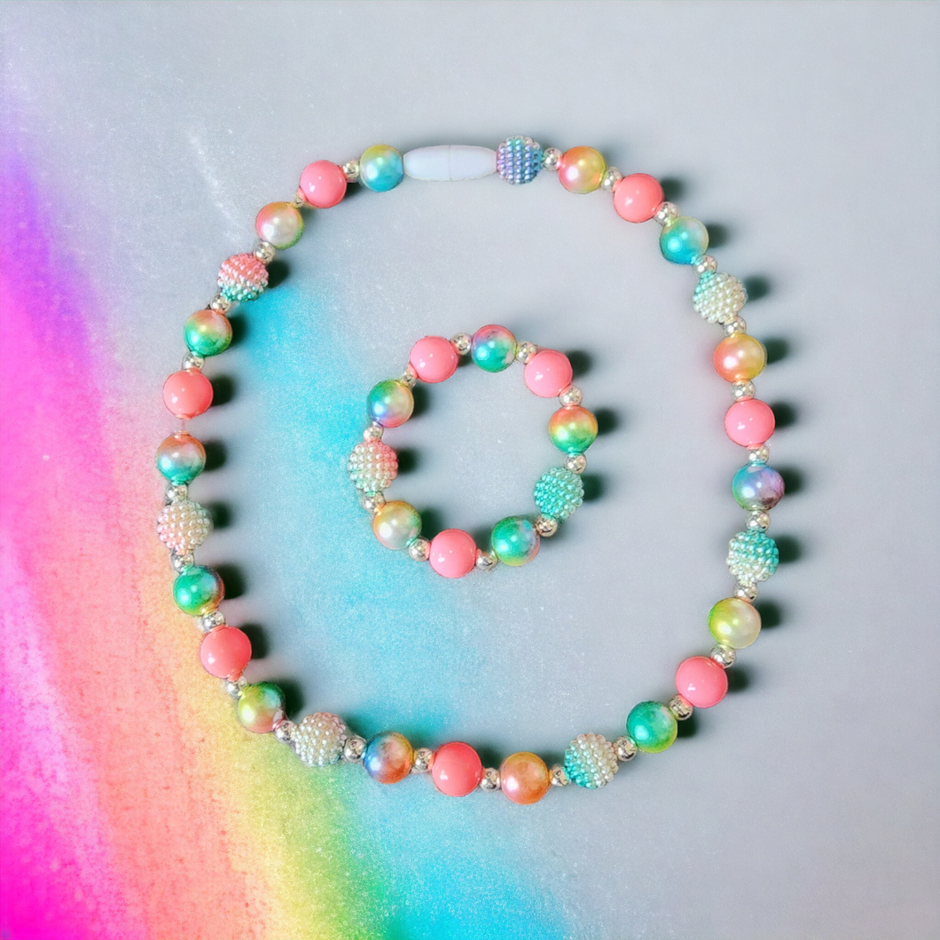 Neon Rainbow Beads