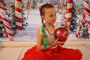 Christmas Tinsel Ponytail