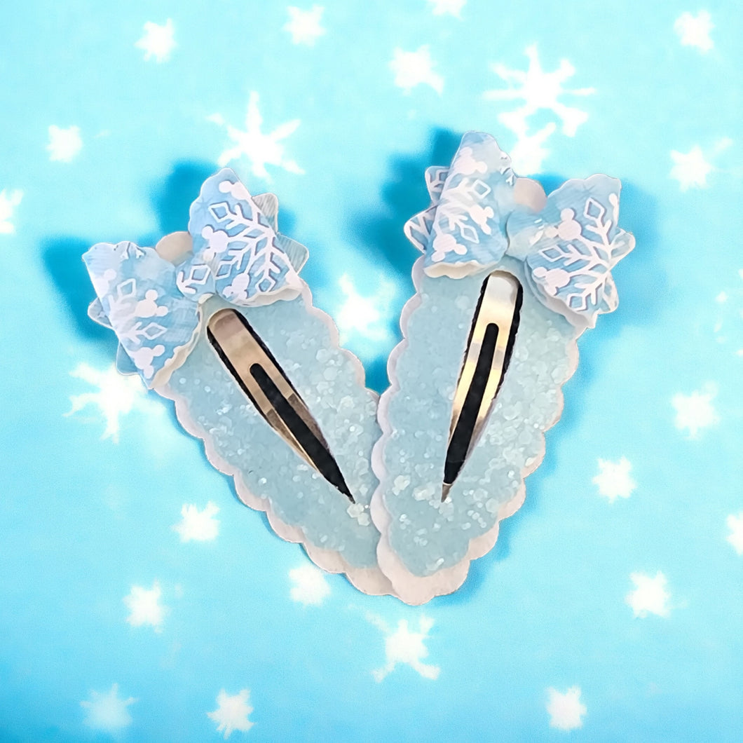 Snowflake Jumbo Clips