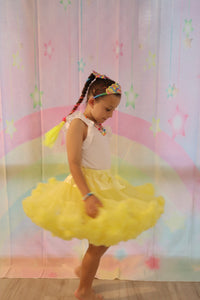 Yellow Fluffy Tutu