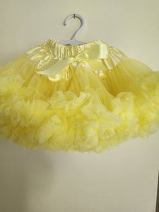 Yellow Fluffy Tutu