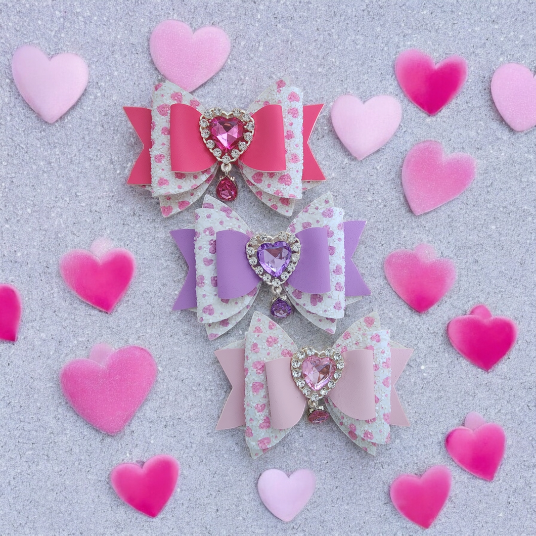 Dangle Heart Bow