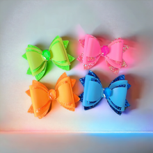 Load image into Gallery viewer, Fluoro Pop Bows
