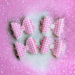 Pink Gingham Piggies