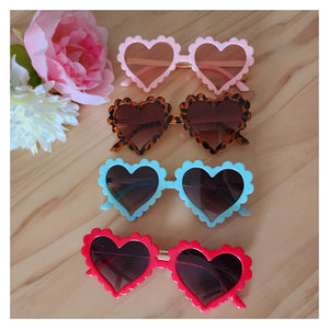 Leopard Heart Sunglasses